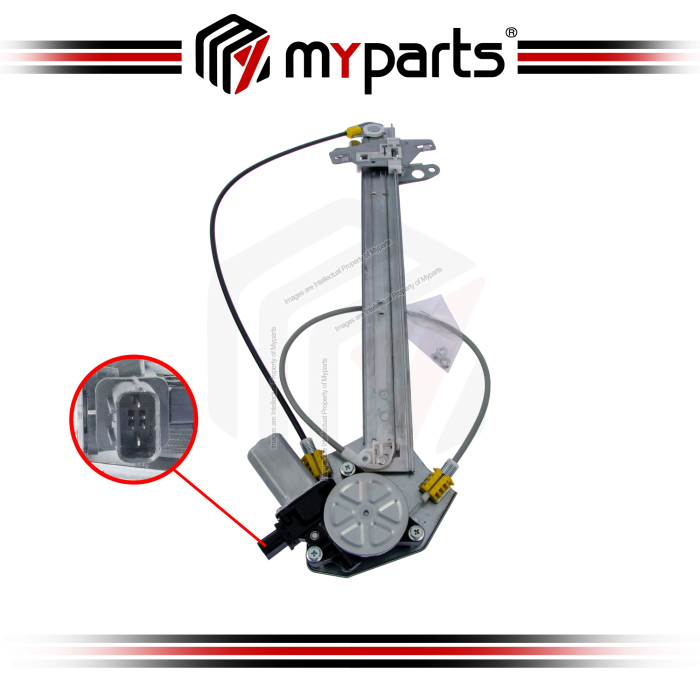 Myparts Proton Perdana Sedan 2013~2016 FRONT Power Window Gear Regulator Door With Motor | LH LHS Left Hand (Passenger Side)