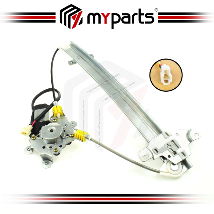 Myparts Mitsubishi Lancer CS3 2001-2007 (With Motor) FRONT Electric Power Window Gear Regulator | LH Left Hand (Passenger)