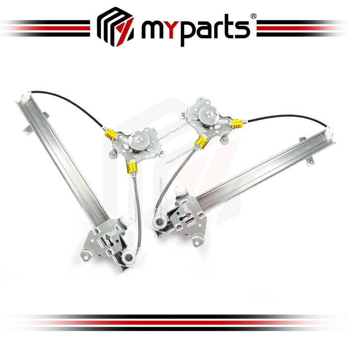 Myparts Mitsubishi Lancer CS3 2001-2007 (No Motor) FRONT Electric Power Window Gear Regulator | Pair LH Left (Passenger) + RH Right (Driver)