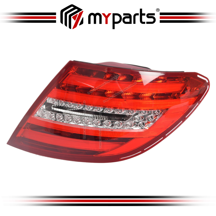 TYC Fits Mercedes Benz C Class W204 Sedan Facelift 2010~2014 With LED Taillamp Tail Lamp Rear | RH RHS Right Hand (Driver Side)