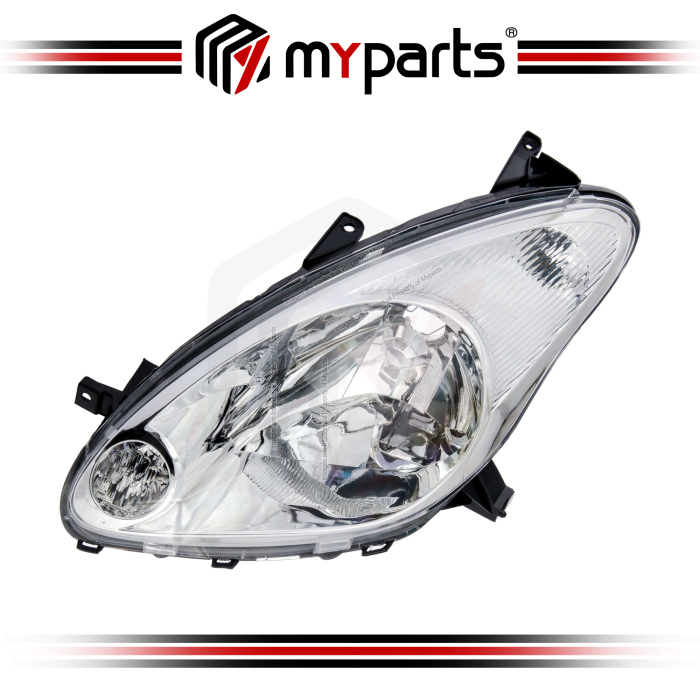 TYC Fits Perodua Myvi M300 2005~2011 | Headlight Head Light Headlamp Head Lamp Front (Chrome Reflector) | LH LHS Left Hand (Passenger Side)