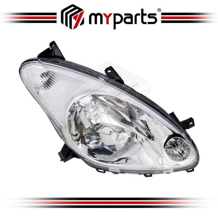 TYC Fits Perodua Myvi M300 2005~2011 | Headlight Head Light Headlamp Head Lamp Front (Chrome Reflector) | RH RHS Right Hand (Driver Side)