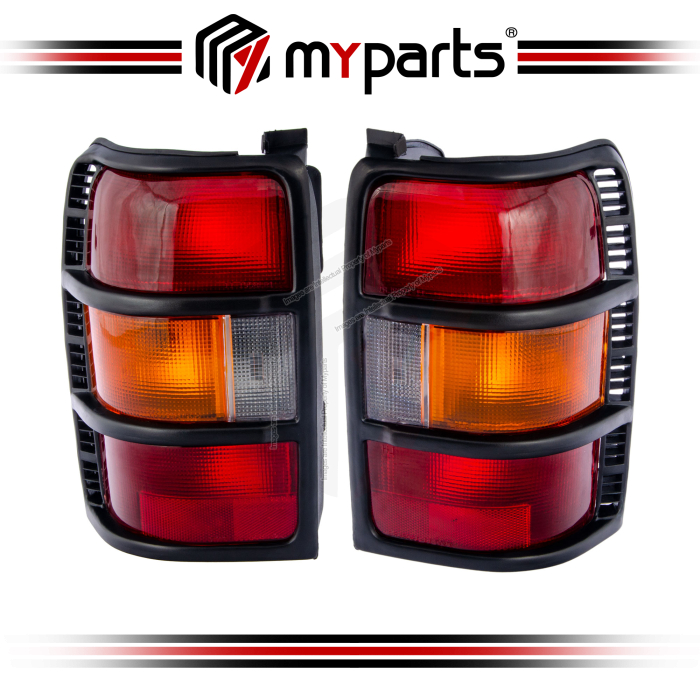 TYC Fits Mitsubishi Pajero NH NJ NK 1991~1997 (Black Trim) Tail Lamp Taillamp Rear Tail Light Taillight | Hand ( Side)