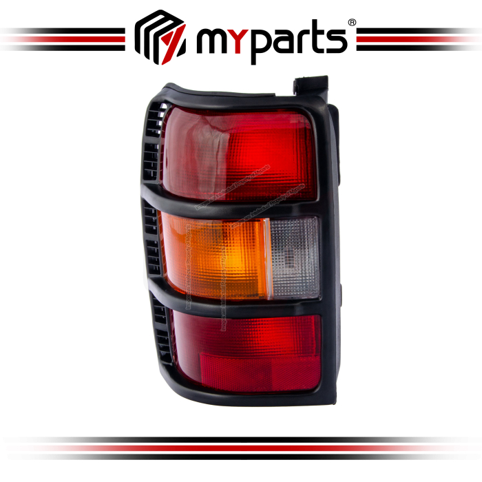 TYC Fits Mitsubishi Pajero NH NJ NK 1991~1997 (Black Trim) Tail Lamp Taillamp Rear Tail Light Taillight | LH Left Hand (Passenger Side)