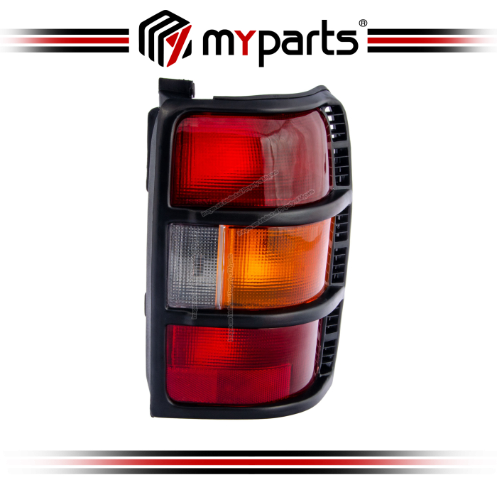 TYC Fits Mitsubishi Pajero NH NJ NK 1991~1997 (Black Trim) Tail Lamp Taillamp Rear Tail Light Taillight | RH Right Hand (Driver Side)