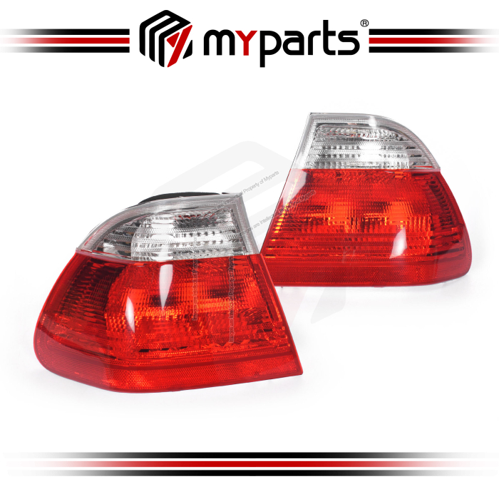 Tail Light Outer  Clear Lens On Top (Set LH+RH)