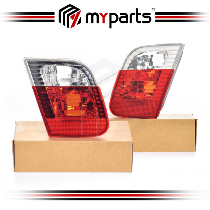 TYC Fits BMW 3 Series E46 Series 2 Sedan 2001~2005 | Trunk Boot Lid Lamp Inner Tail Light | Pair of LH Left Hand + RH Right Hand