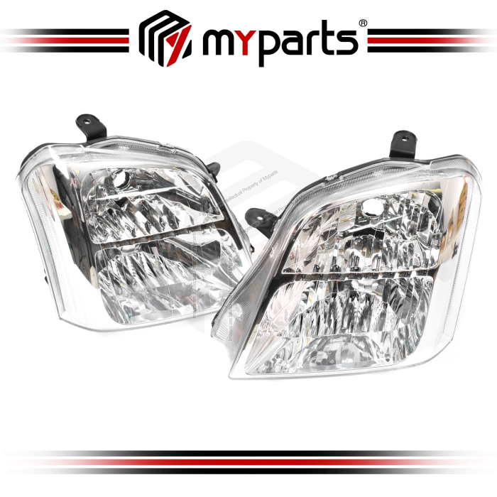 TYC Fits Isuzu DMAX D-MAX 2003~2006 RA RC | Headlight Head Light Front Lamp | Pair of LH Left Hand (Passenger) + RH Right Hand (Driver)