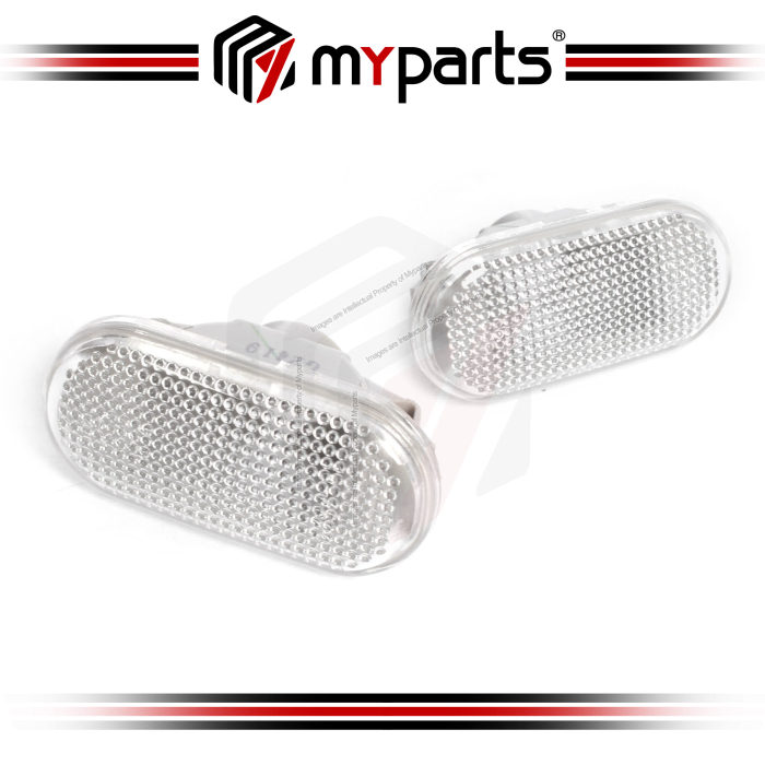 TYC Fits Nissan Navara D40 2006~2010 | Guard Flasher Fender Side Light Turn Indicator Lamp | Pair of  LH Left Hand +  RH Right Hand