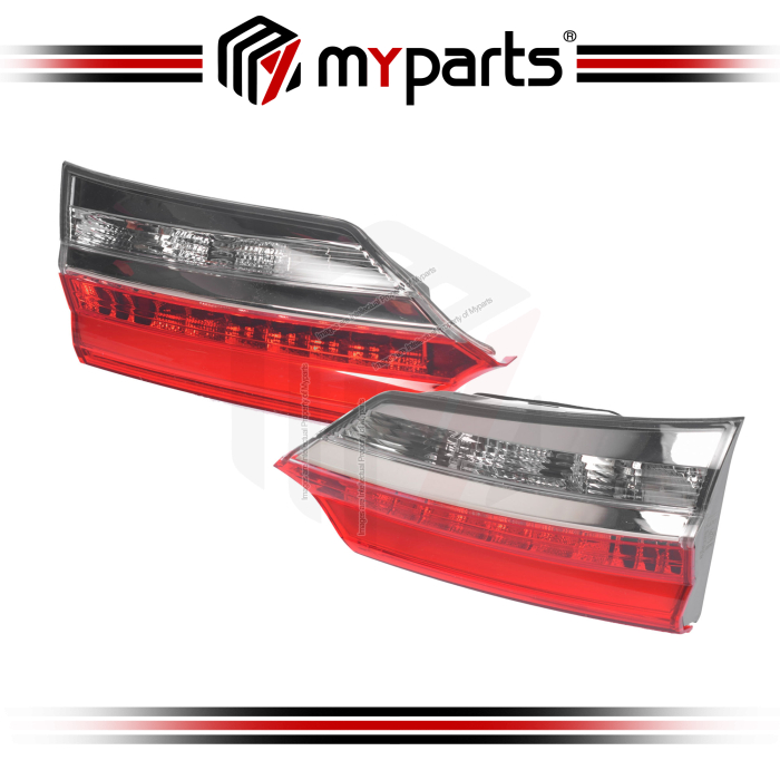 TYC Fits Toyota Corolla Altis ZRE172 Sedan 2016~2019 | Taillight Tail Light Inner Trunk Boot Light Rear Lamp LED | Pair Of LH LHS Left + RH RHS Right