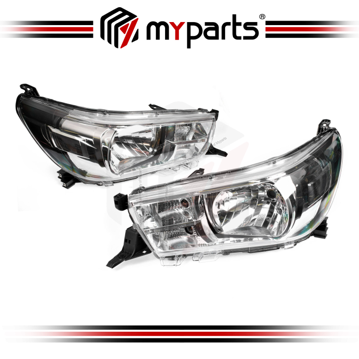 Head Light No LED (Set LH+RH)