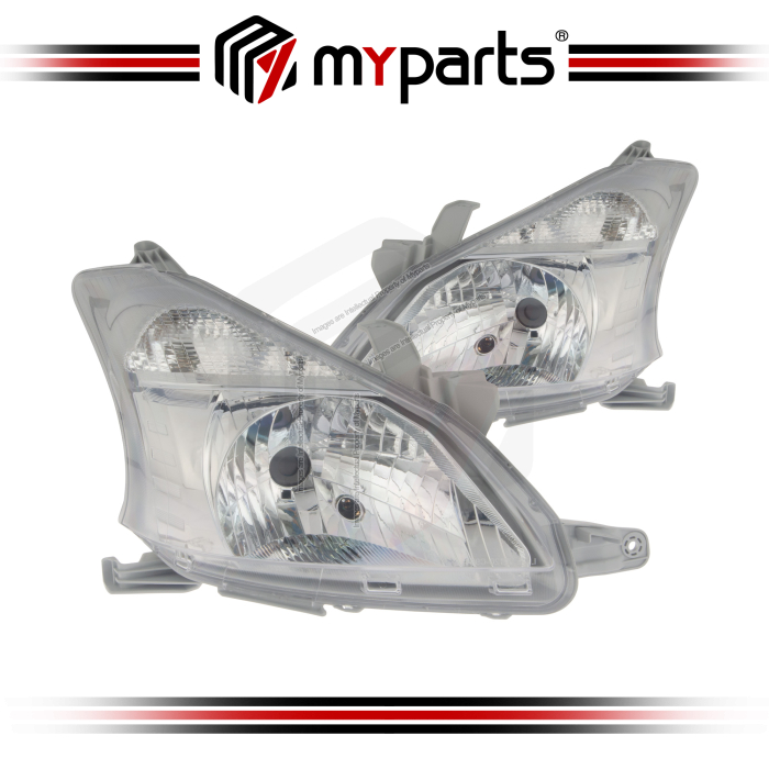 TYC Fits Toyota Avanza F650 Series 2011~2015 | Headlight Head Light Front Lamp | Pair of LH Left Hand (Passenger) + RH Right Hand (Driver)