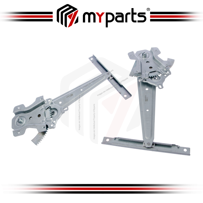 Myparts Fits Isuzu Dmax V-Cross RT 2013~2020 | REAR (No Motor) Power Window Gear Regulator Door | Set LH Left Hand Side + RH Right Hand Side