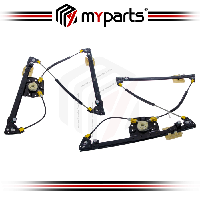 Myparts Fits BMW 1 Series F20 2011~2019 | FRONT (No Motor) Electric Power Window Regulator Door Gear | Set LH Left Hand Side + RH Right Hand Side