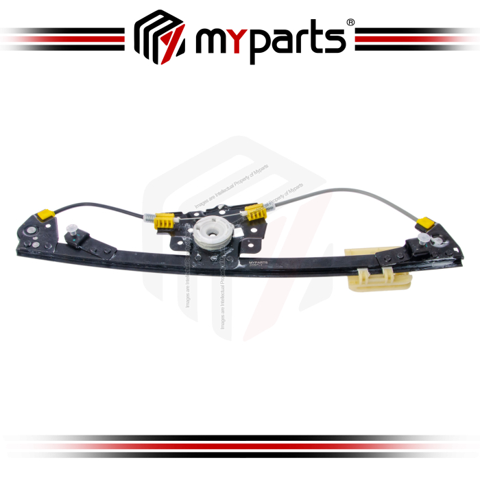 Myparts Fits BMW X6 E71 2007~2014 | REAR (No Motor) Electric Power Window Regulator Door Gear | LH Left Hand (Passenger Side)