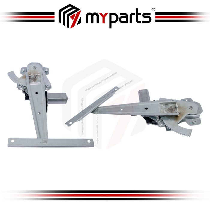 Myparts Fits Chevrolet Colorado 2012~2020 | REAR (With Motor) Power Window Gear Regulator Door | Set LH Left Hand Side + RH Right Hand Side