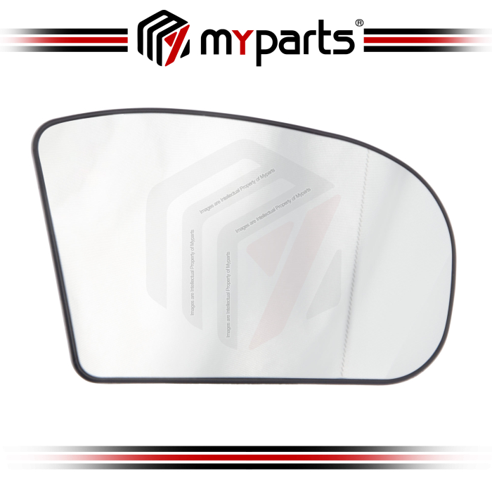 TYC Mercedes Benz E Class W211 Pre-Facelift 2002~2006 Heated Side Door Mirror Glass (Aspherical) | RH Right Hand (Driver Side)