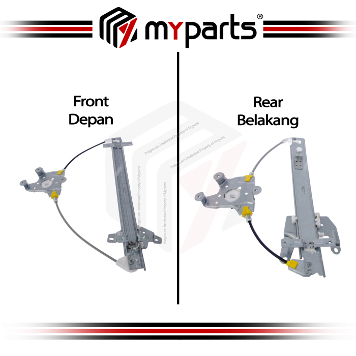 Door Window Regulator Front OR Rear (No Motor)