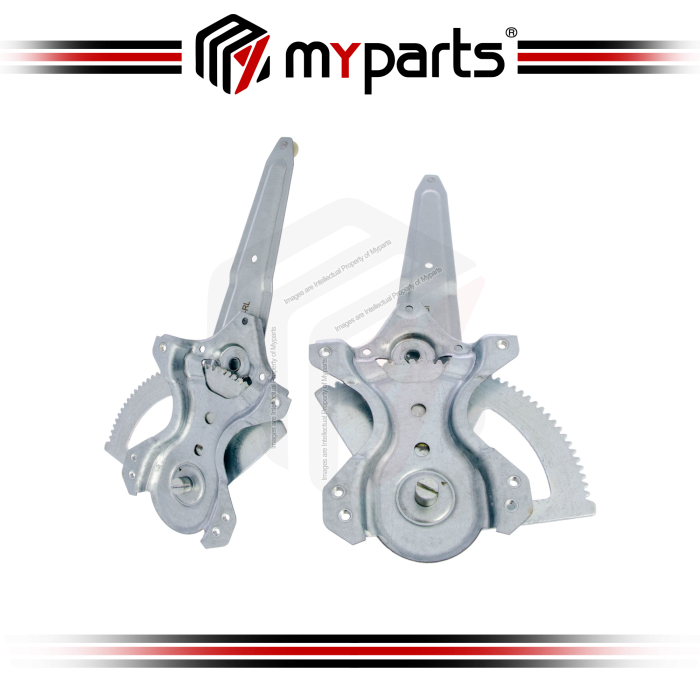 Myparts Fits Toyota Camry ACV40 2006~2012 | REAR (No Motor) Electric Power Window Gear Regulator Door | Set LH Left Hand Side + RH Right Hand Side
