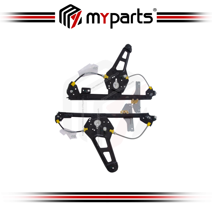 Myparts Fits Peugeot T84 3008 2010~2017 | Front (No Motor) Electric Power Window Gear Regulator Door | Set LH Left Hand Side + RH Right Hand Side