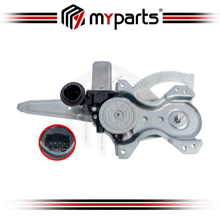 Myparts Fits Toyota Corolla Altis 2008~2013 E140 | REAR (With Motor) Electric Power Window Gear Regulator | RH Right Hand (Driver Side)