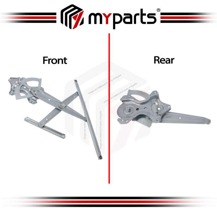 Myparts Fits Toyota Corolla Altis 2008~2013 E140 FRONT Power Window Gear Regulator Door (No Motor) | Set Of LH Left + RH Right