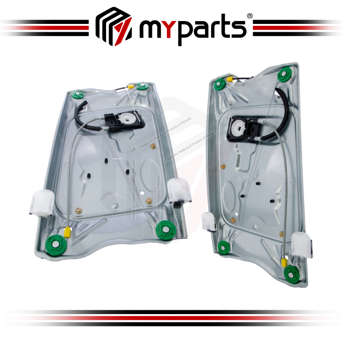 Myparts Land Rover Freelander L359 2006~2014 (No Motor) FRONT Power Window Gear Regulator | Pair LH Left (Passenger ) + RH Right (Driver)