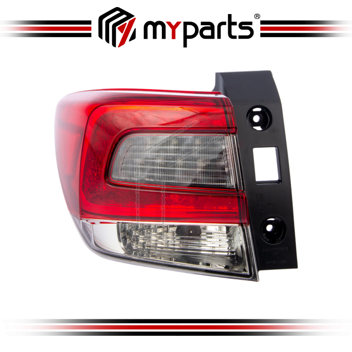 TYC Fits Subaru XV 2012~2023 (Smoke With LED) Outer Body Taillamp Tail Lamp Taillight Tail Light Rear | LH left Hand (Passenger Side)