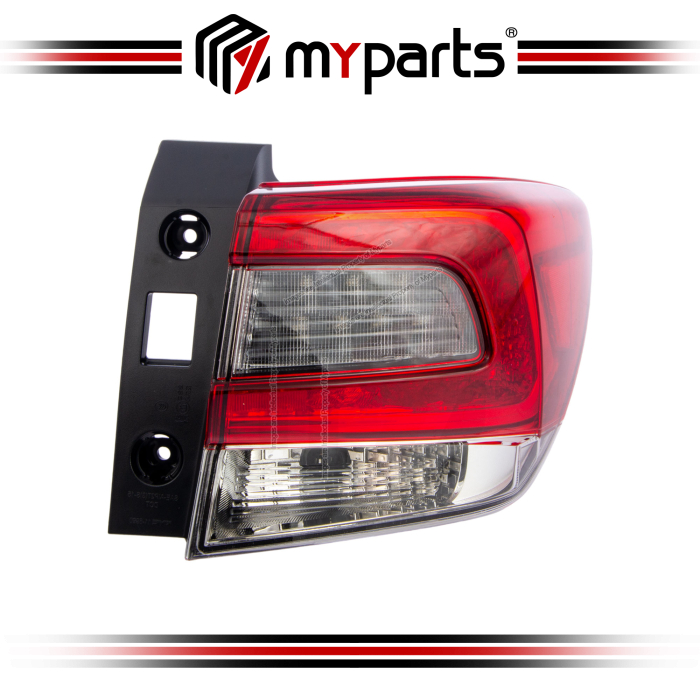 TYC Fits Subaru XV 2012~2023 (Smoke With LED) Outer Body Taillamp Tail Lamp Taillight Tail Light Rear | RH Right Hand (Driver Side)