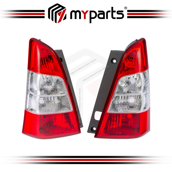 TYC Fits Toyota Innova TGN40 2012~2015 Taillamp Tail Lamp Taillight Tail Light Rear | Pair LH Left (Passenger Side) + RH Right (Driver Side)