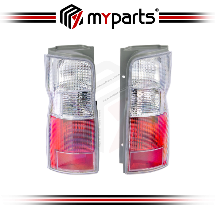 Myparts Fits Nissan E25 Urvan 2007~2014 Taillamp Tail Lamp Tail Light Taillight Rear | Pair LH Left (Passenger Side) + RH Right (Driver Side)