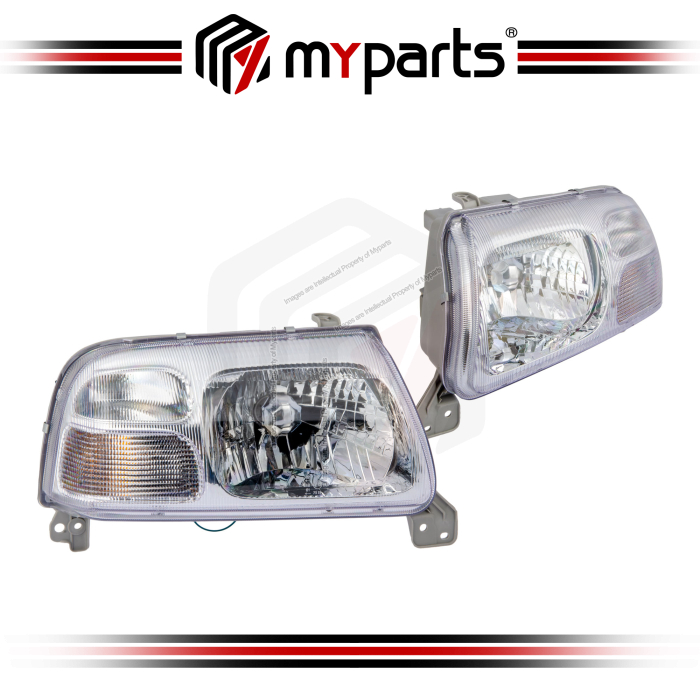 TYC Fits Suzuki Grand Vitara 1999~2005 Headlamp Head Lamp Headlight Head Light Front | Pair LH Left (Passenger Side) + RH Right (Driver Side)