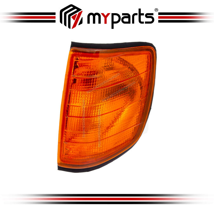 TYC Fits Mercedes Benz E Class W124 1986~1996 (Amber) Corner Lamp Signal Indicator Light Turn Lamp | LH Left Hand (Passenger Side)