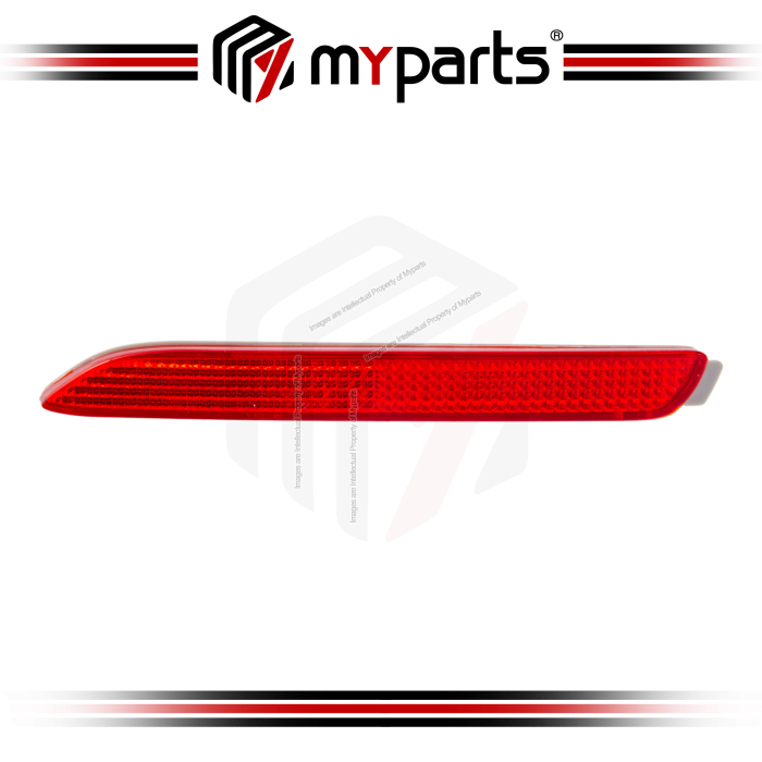 TYC Fits Lexus NX200 NX300 NX350 2014~2023 Rear Bumper Reflector Reflex Red | LH Left Hand (Passenger Side)
