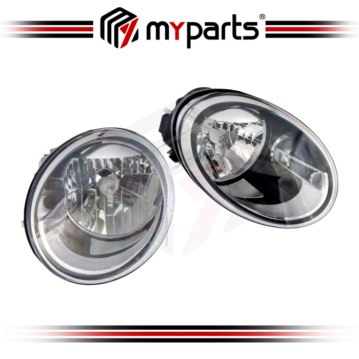 TYC Fits VW Volkswagen Beetle 1L Prefacelift 2011~2016 Headlmap Head Lamp Headlight Head Light Front | Pair LH Left (Passenger) + RH Right (Driver)