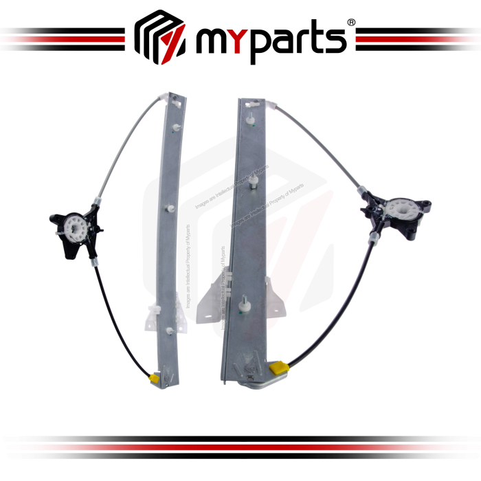 Myparts Fits Mazda 8 2008 ~ 2014 FRONT Power Window Gear Regulator Door (No Motor) | Set Of LH Left + RH Right