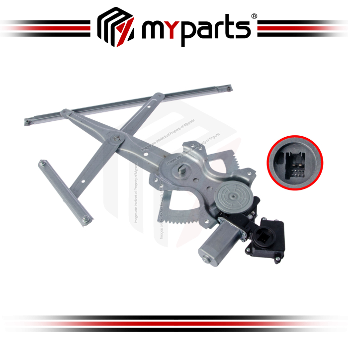 Myparts Fits Toyota Corolla Altis 2008~2013 E140 FRONT Power Window Gear Regulator Door (With Motor) | RH Right Hand (Driver Side)