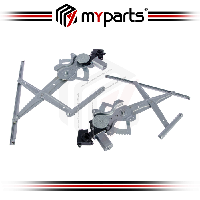 Myparts Fits Toyota Corolla Altis 2008~2013 E140 FRONT Power Window Gear Regulator Door (With Motor) | Set Of LH Left + RH Right