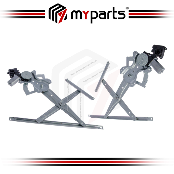 Myparts Fits Toyota Corolla Altis 2013~2019 E172 FRONT Power Window Gear Regulator Door (With Motor) | Set Of LH Left + RH Right