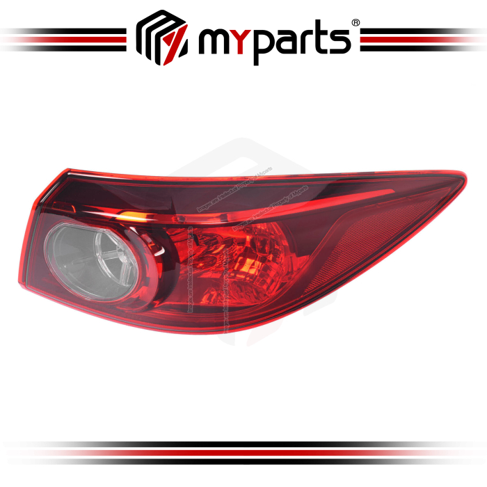 TYC Fits Mazda 3 BM BN 2013~2019 4 Door Sedan Only | Outer Taillights Tail Lights Rear Lamps Non LED Type | RH RHS Right Hand (Driver Side)