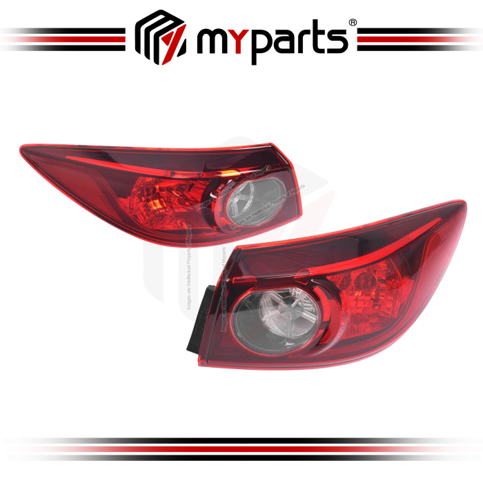 Tail Light Outer Sedan (No LED) (Set LH+RH)