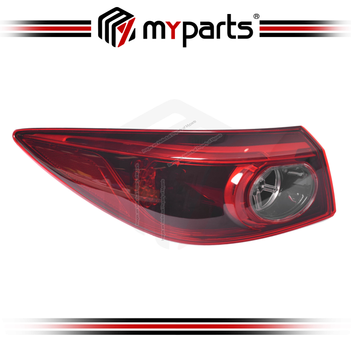 Myparts Fits Mazda 3 Skyactiv BM BN 2013~2019 4 Door Sedan | Outer Taillight Tail Light Rear Lamp LED Type | LH LHS Left Hand (Passenger Side)