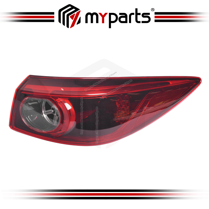 Myparts Fits Mazda 3 Skyactiv BM BN 2013~2019 4 Door Sedan | Outer Taillight Tail Light Rear Lamp LED Type | RH RHS Right Hand (Driver Side)