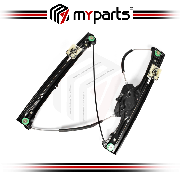 Myparts Fits BMW X4 F26 2014~2018 SUV | FRONT Electric Power Door Window Regulators (Without Motor) | LH LHS Left Hand (Passenger Side)