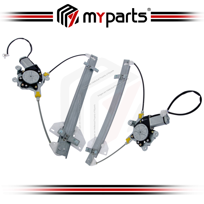 Myparts MitsubishiLancer  Evolution IV V VI | (With Motor) FRONT Electric Power Window Gear Regulator Door | Set LH Left Hand + RH Right Hand