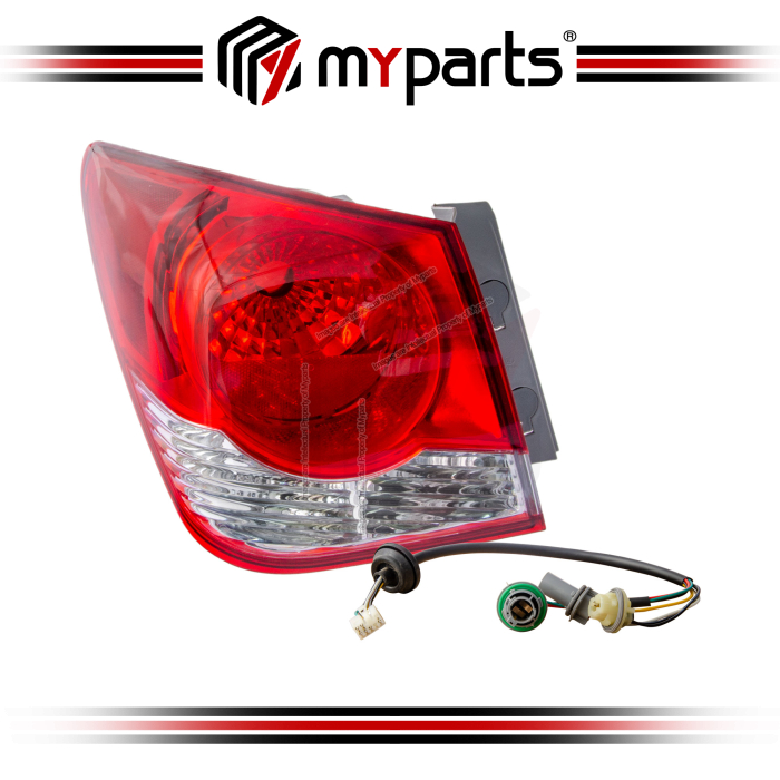 Myparts Chevrolet Cruze Sedan 2010 ~ 2015 Tail Lamp Tail Light TailLamp Taillight Rear Lamp | LH LHS Left Hand Kiri (Passenger Side)