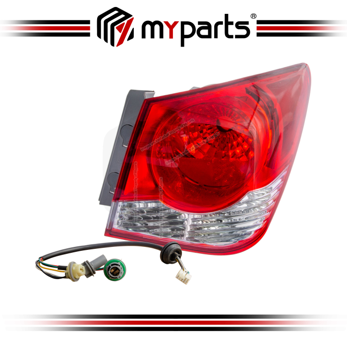Myparts Chevrolet Cruze Sedan 2010 ~ 2015 Tail Lamp Tail Light TailLamp Taillight Rear Lamp | RH RHS Right Hand Kanan (Driver Side)