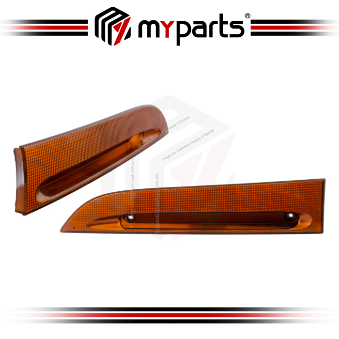 Myparts Fits Isuzu Hicom NHR NKR NPR 1994~2005 Headlamp Head Lamp Moulding Reflector | Pair LH Left Hand Side + RH Right Hand Side