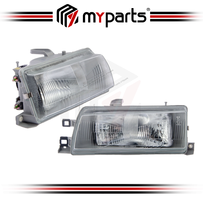 TYC Fits Toyota Corolla EE90 AE92 1988~1992 | Headlight Head Light Front Head Lamp | Pair of LH LHS Left Hand + RH RHS Right Hand