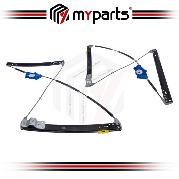 Myparts Fits Audi A4 B7 2004~2008 FRONT Power Window Gear Regulator Door (No Motor) | Set Of LH Left + RH Right